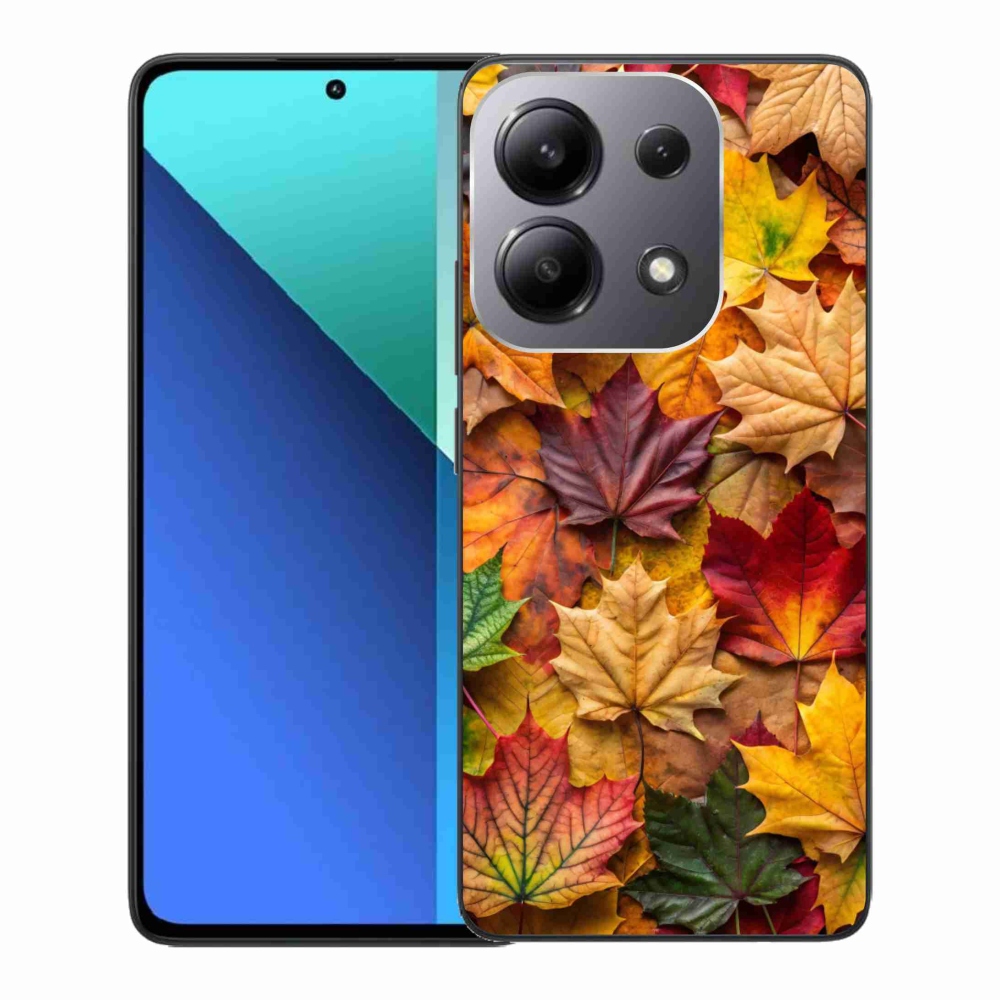 Gél borítás mmCase a Xiaomi Redmi Note 13-hoz - juharlevelek 2
