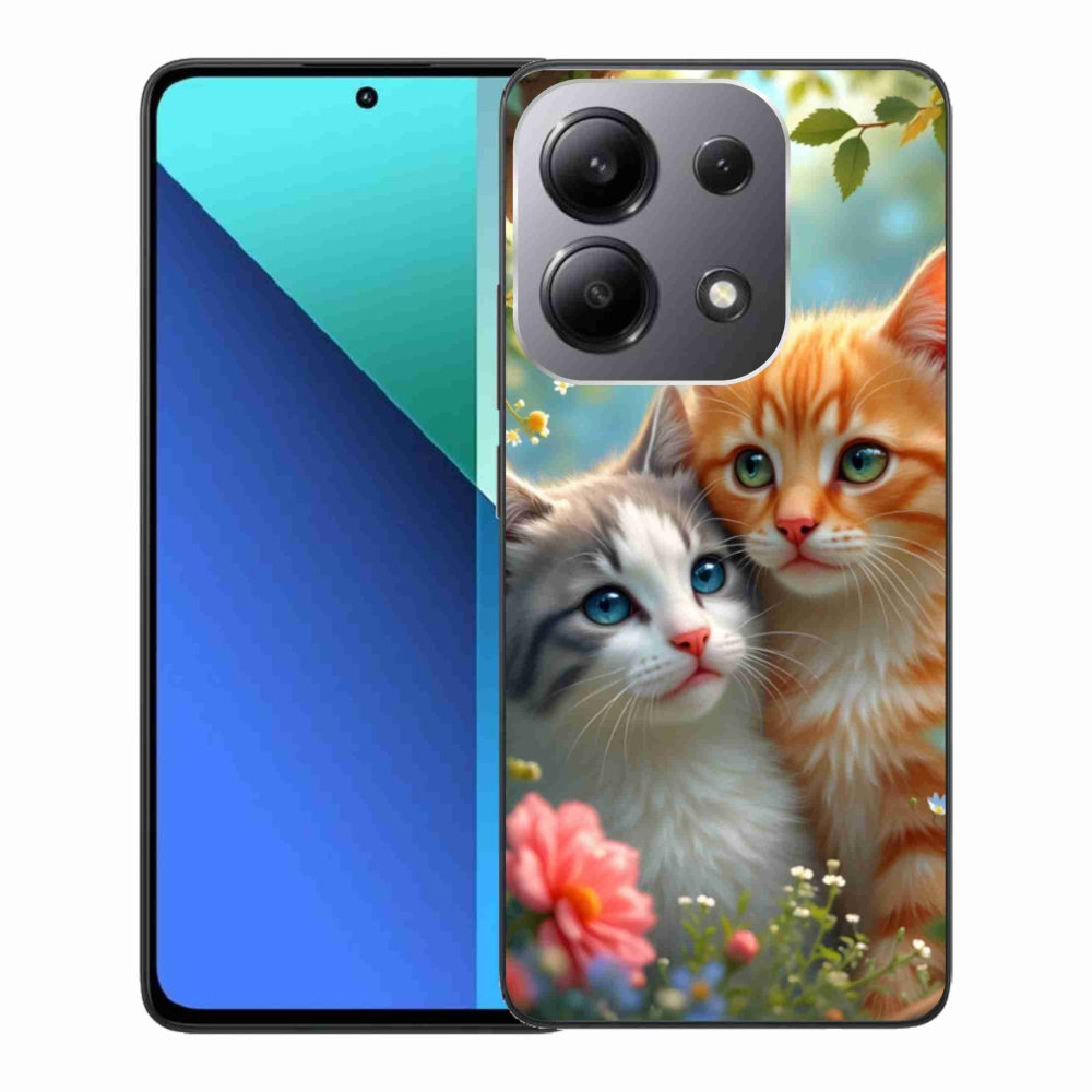 Gél borítás mmCase a Xiaomi Redmi Note 13-hoz - macska szeretet 2