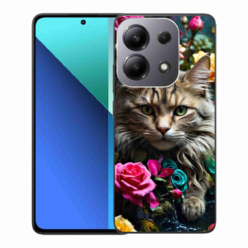 Gél borítás mmCase a Xiaomi Redmi Note 13-hoz - macskaszem nézet 2