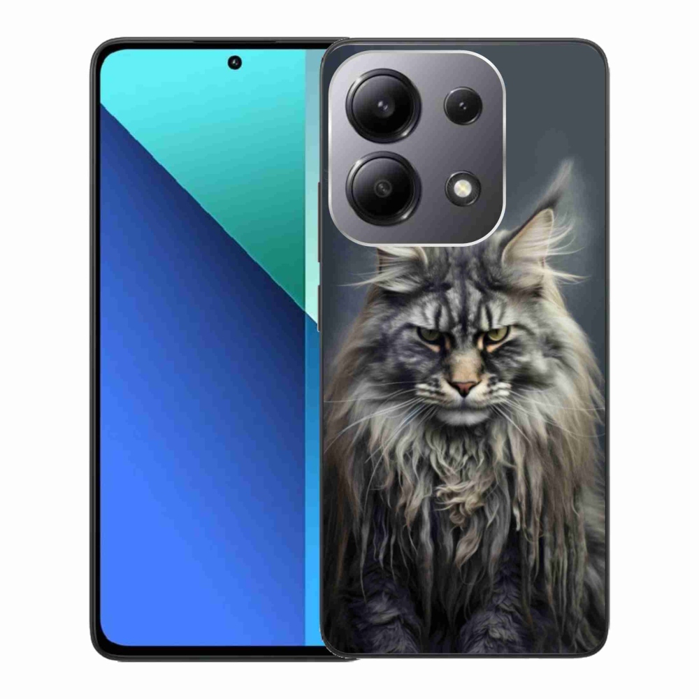 Gél borítás mmCase a Xiaomi Redmi Note 13-hoz - macskaszem nézet 4