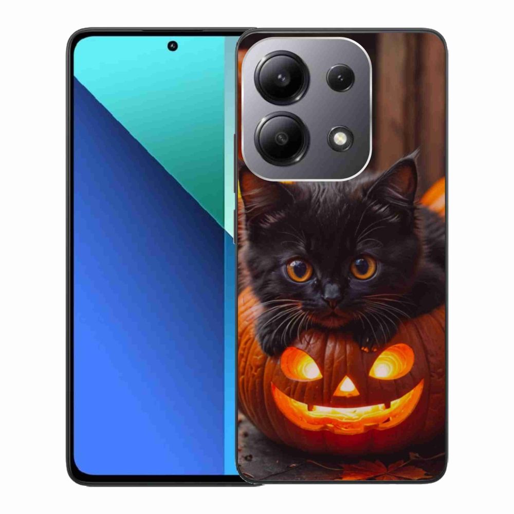 Gél borítás mmCase a Xiaomi Redmi Note 13-hoz - cica és tök