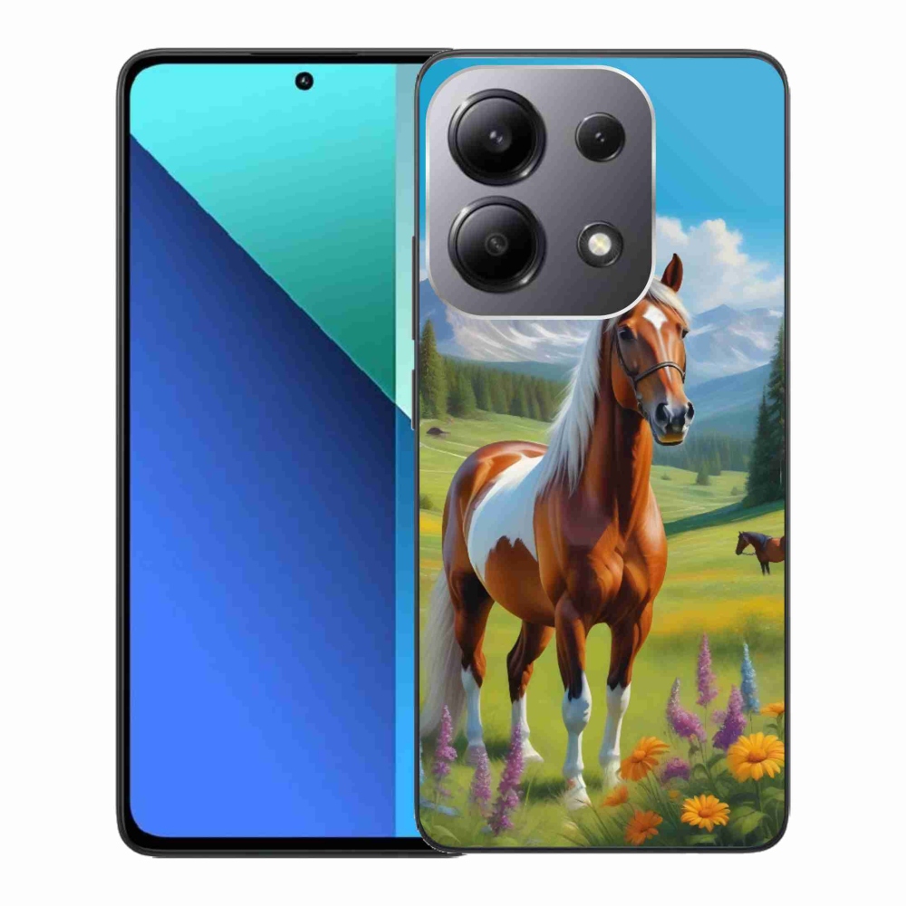 Gél borítás mmCase a Xiaomi Redmi Note 13-hoz - ló a réten