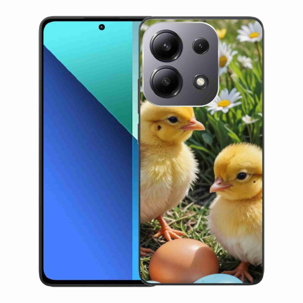 Gél borítás mmCase a Xiaomi Redmi Note 13-hoz - csirkék