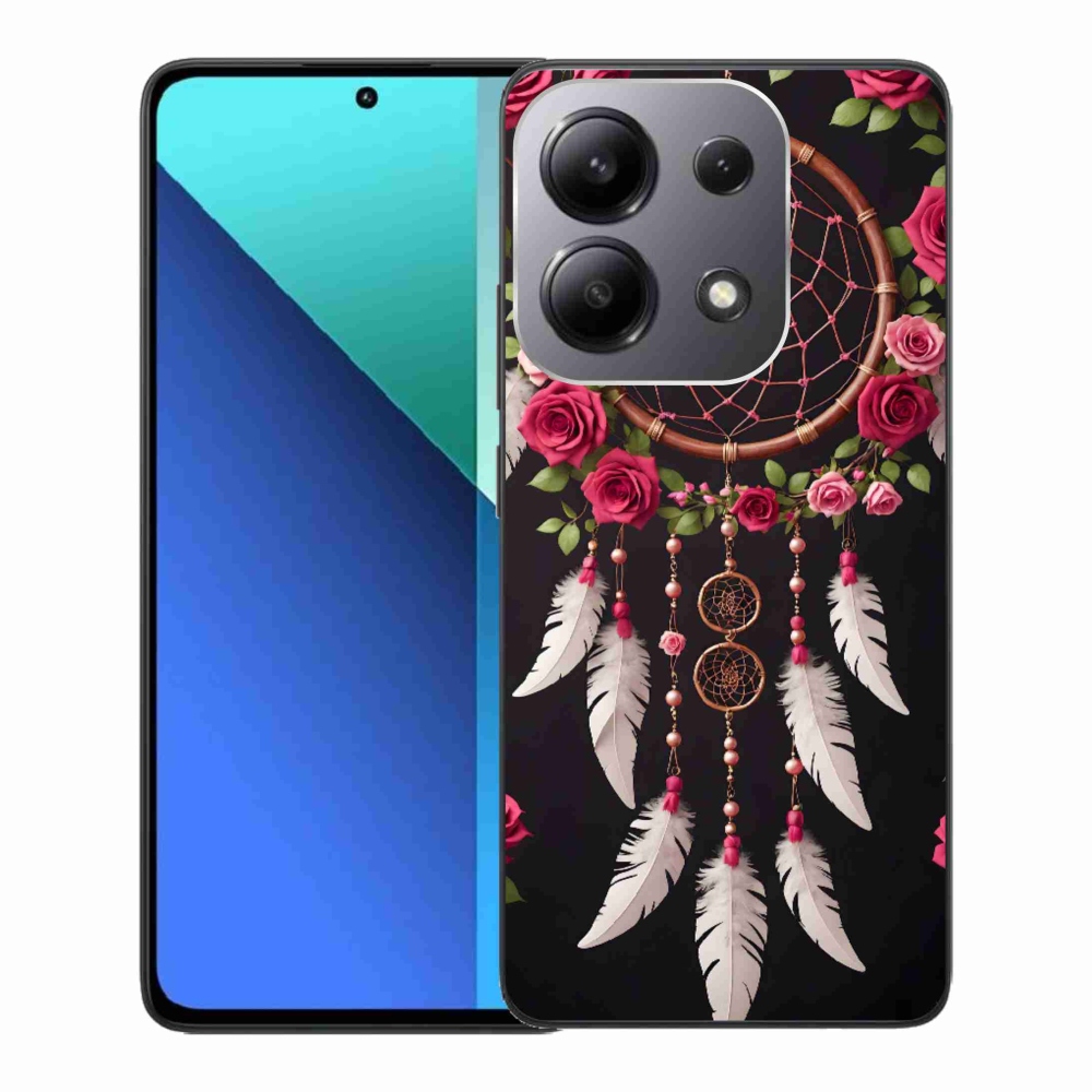 Gél borítás mmCase a Xiaomi Redmi Note 13-hoz - álomfogó rózsákkal