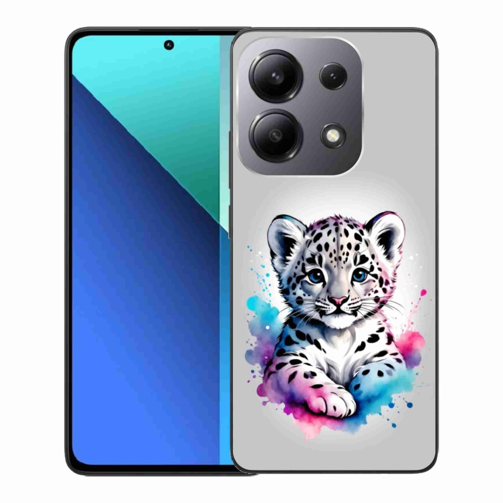 Gél borítás mmCase a Xiaomi Redmi Note 13-hoz - leopárd kölyök