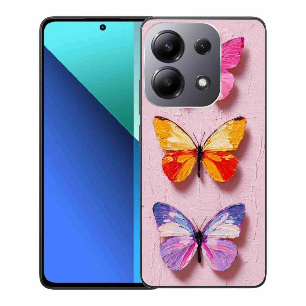 Gél borítás mmCase a Xiaomi Redmi Note 13-hoz - pillangó szentháromság