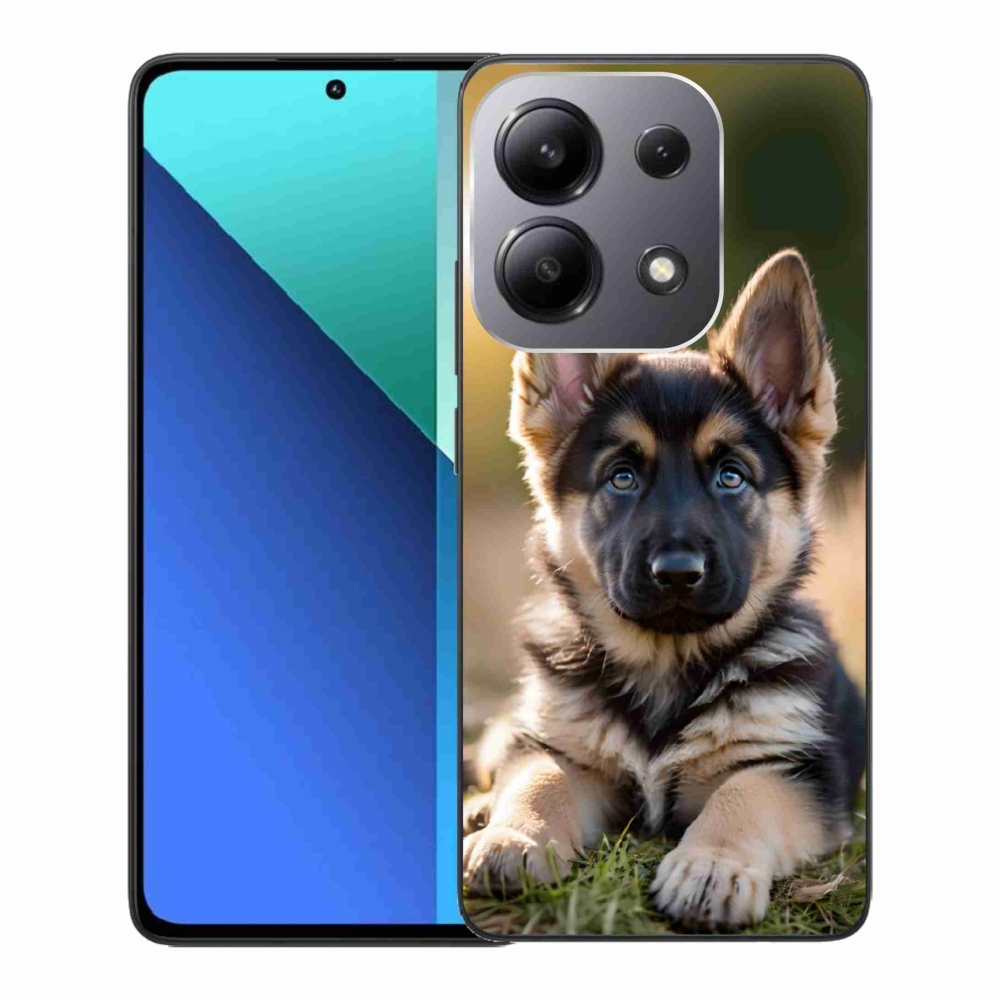 Gél borítás mmCase a Xiaomi Redmi Note 13-hoz - Német juhászkutya a természetben