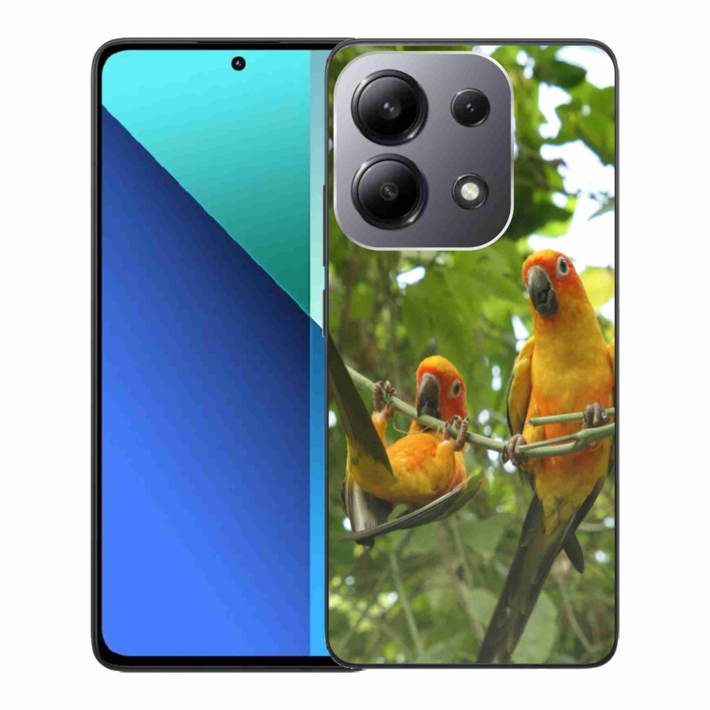 Gél borítás mmCase a Xiaomi Redmi Note 13-hoz - papagájok aratingy
