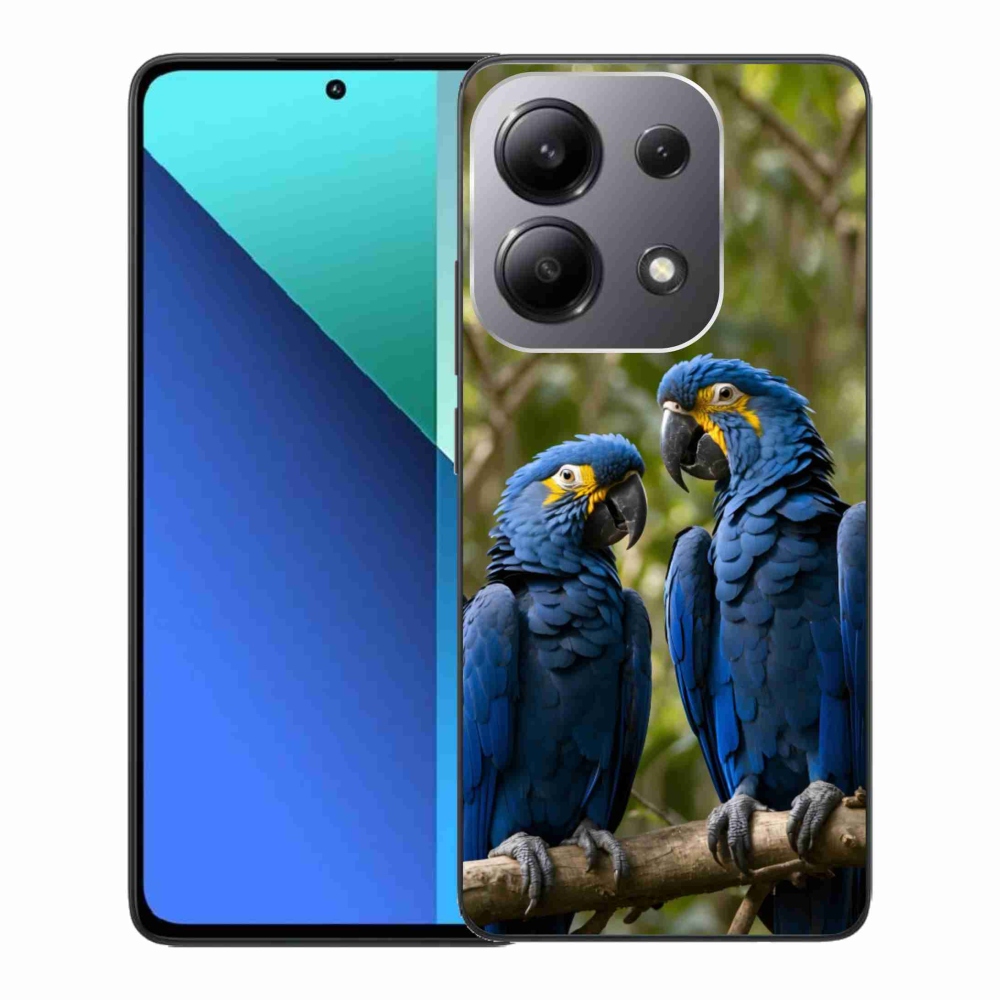 Gél borítás mmCase a Xiaomi Redmi Note 13-hoz - papagáj duó