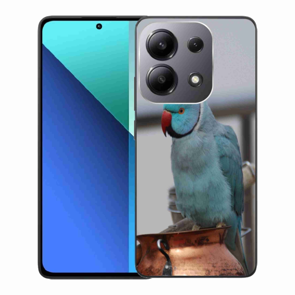 Gél borítás mmCase a Xiaomi Redmi Note 13-hoz - papagáj alexander kék