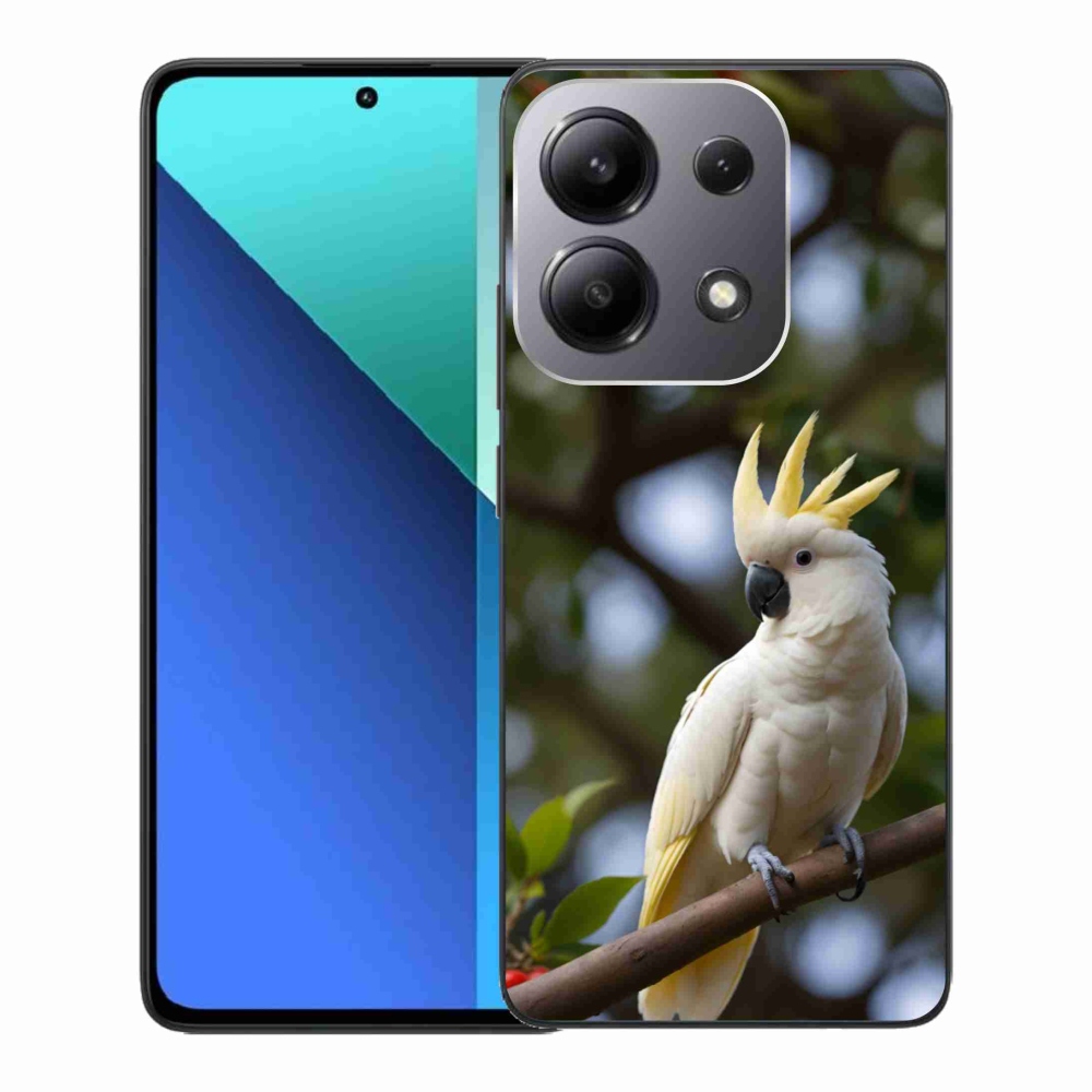 Gél borítás mmCase a Xiaomi Redmi Note 13-hoz - papagáj kakadu 3