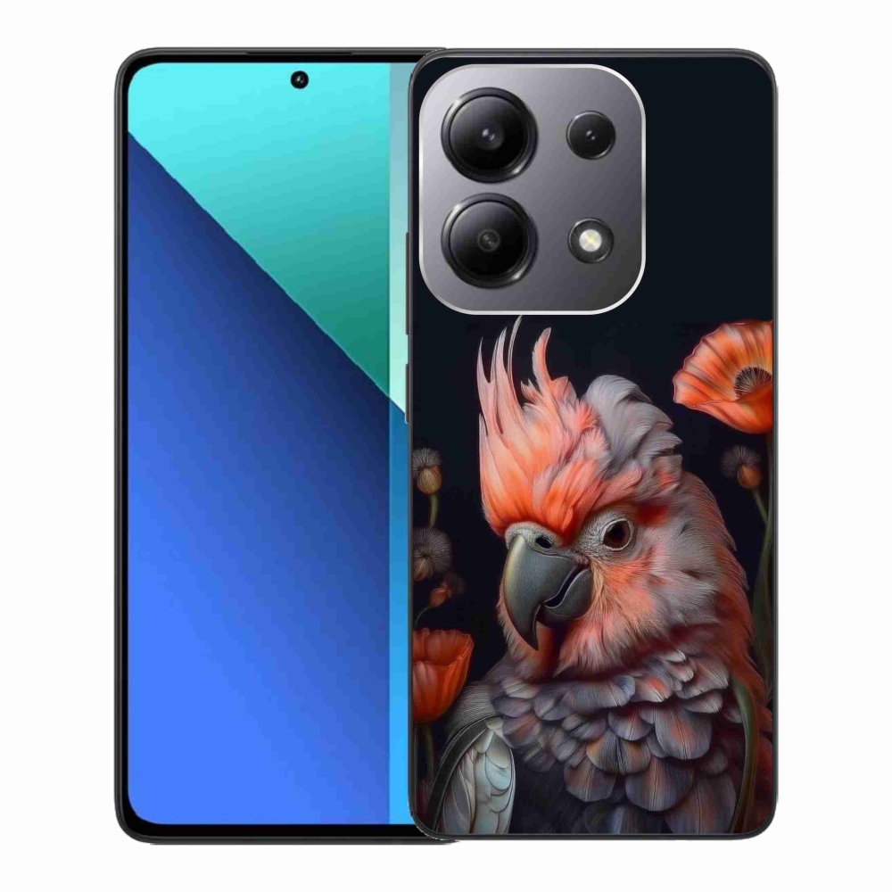 Gél borító mmCase a Xiaomi Redmi Note 13-hoz - papagáj kakadu színekben