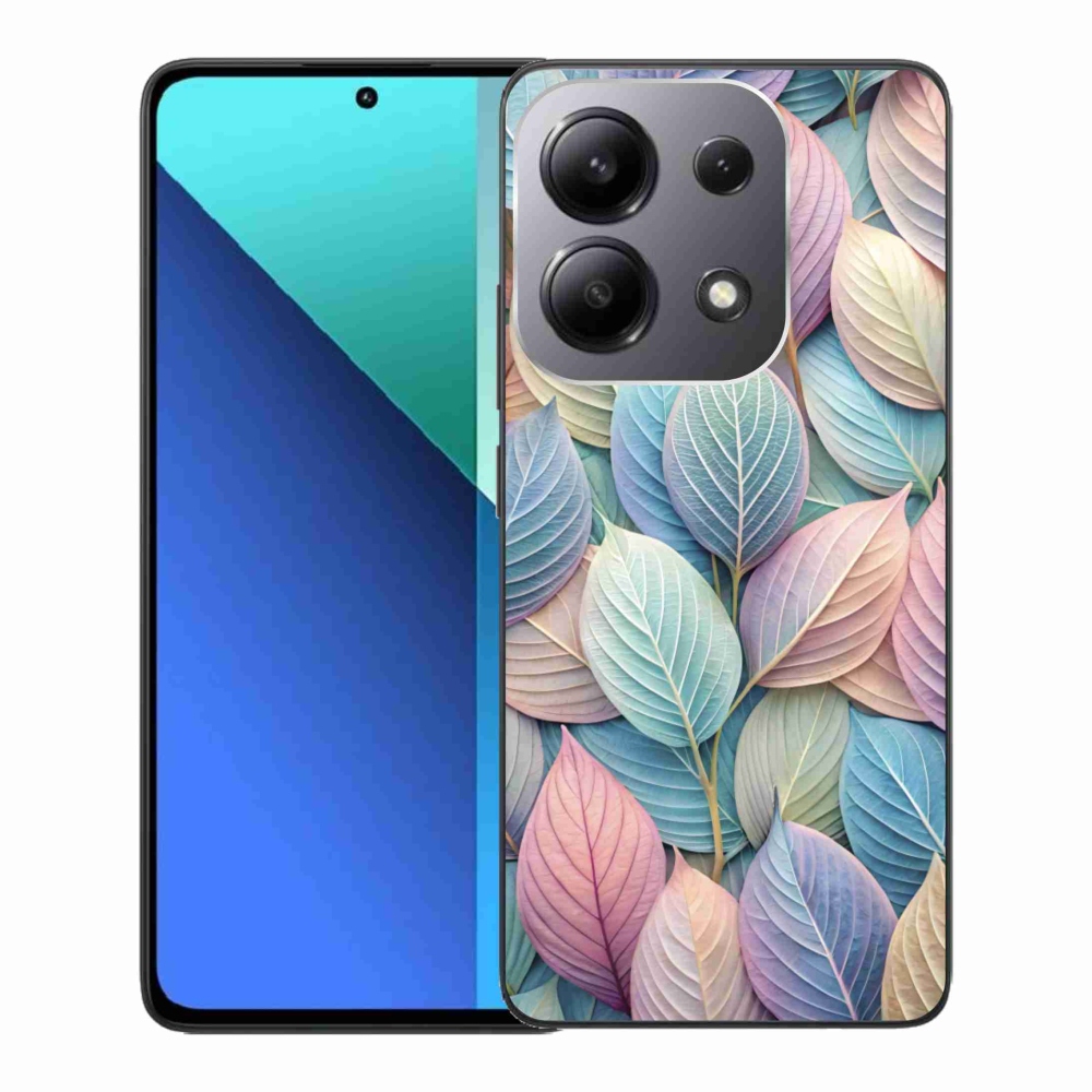 Gél borítás mmCase a Xiaomi Redmi Note 13-hoz - pasztell levelek