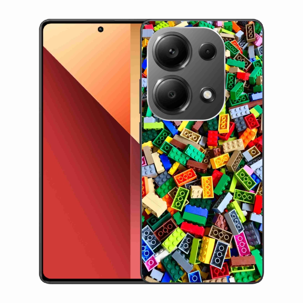 Gél borítás mmCase a Xiaomi Redmi Note 13 Pro 4G/Poco M6 Pro számára - színes építőkockák