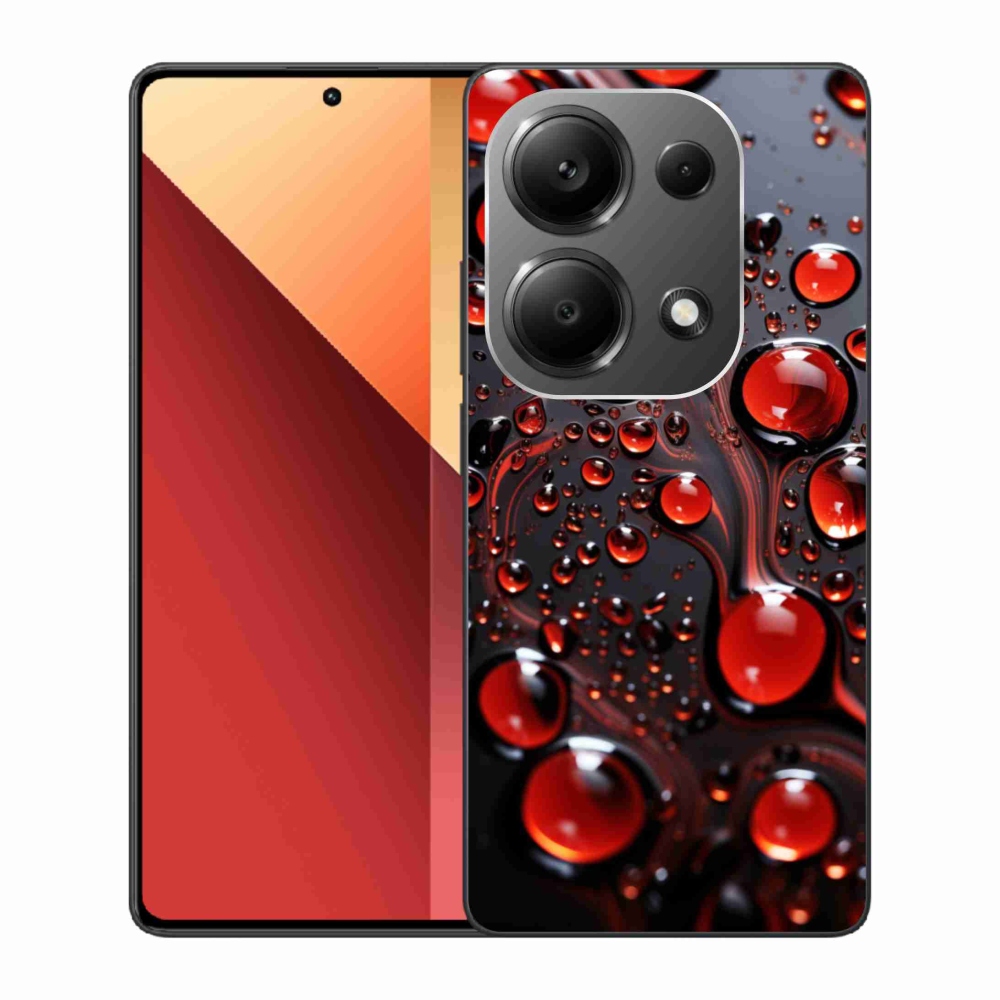 Gél borítás mmCase a Xiaomi Redmi Note 13 Pro 4G/Poco M6 Pro - piros csepp 2