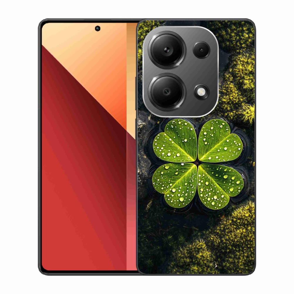 Gél borítás mmCase a Xiaomi Redmi Note 13 Pro 4G/Poco M6 Pro számára - négylevelű lóhere