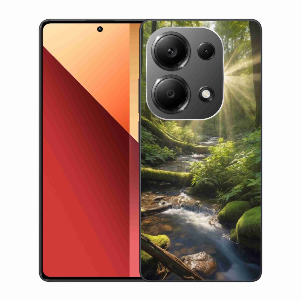 Gél borítás mmCase a Xiaomi Redmi Note 13 Pro 4G/Poco M6 Pro számára - az erdő mélysége