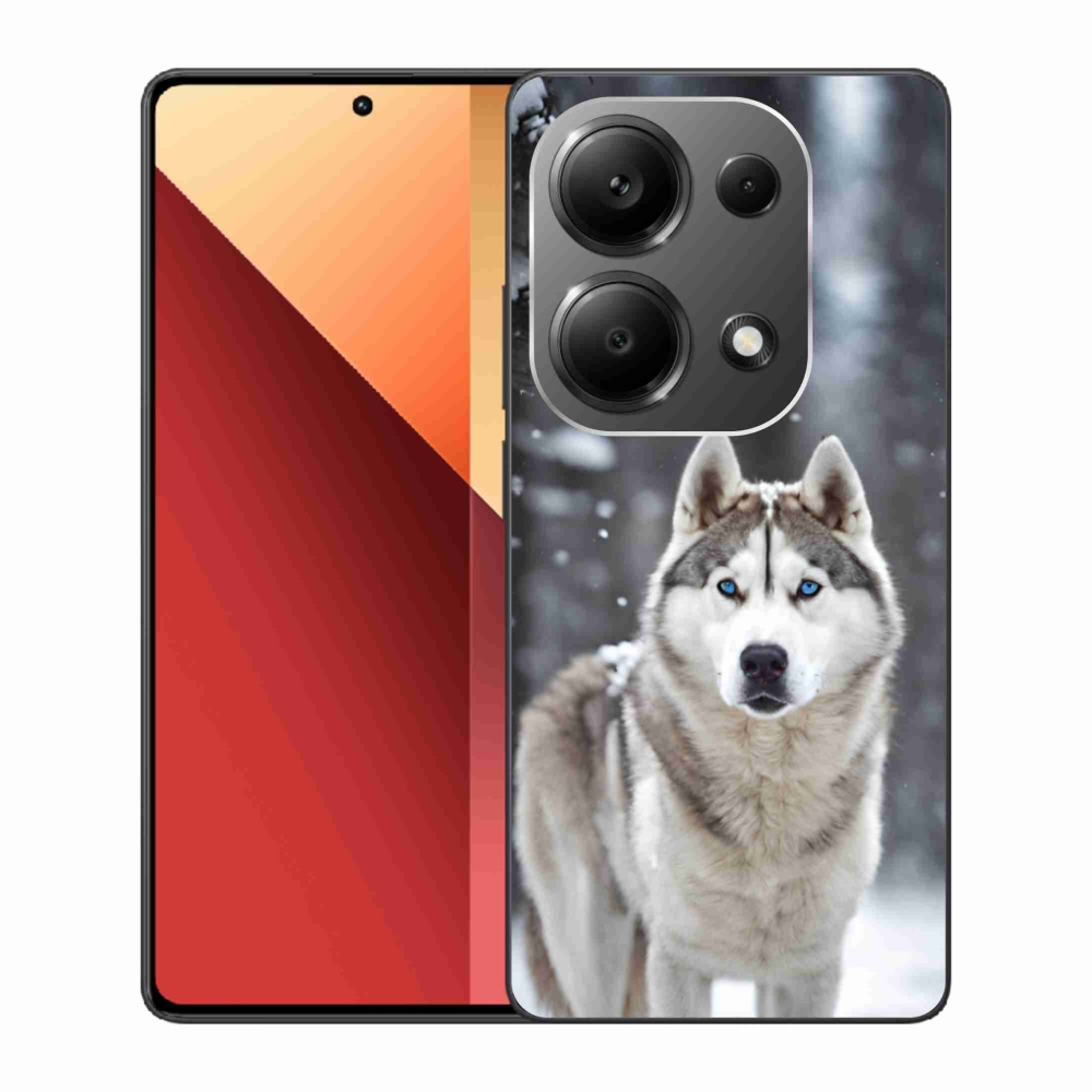 Gél borítás mmCase a Xiaomi Redmi Note 13 Pro 4G/Poco M6 Pro - husky 2 számára