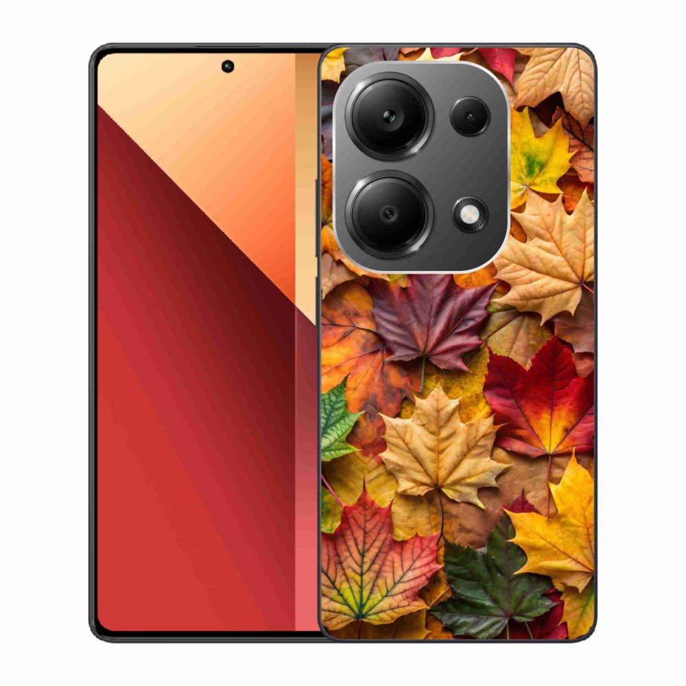 Gél borítás mmCase a Xiaomi Redmi Note 13 Pro 4G/Poco M6 Pro - juharlevelek 2