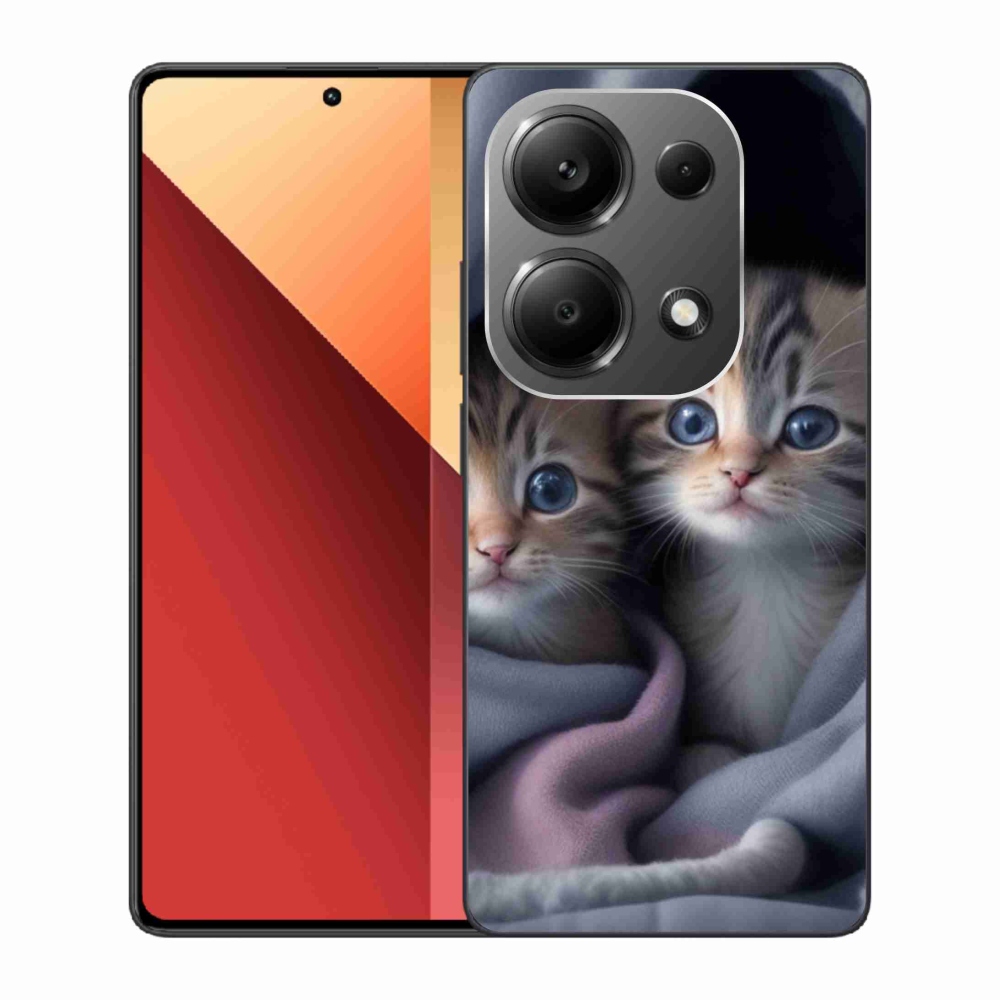 Gél borítás mmCase a Xiaomi Redmi Note 13 Pro 4G/Poco M6 Pro - cat duo 2 számára