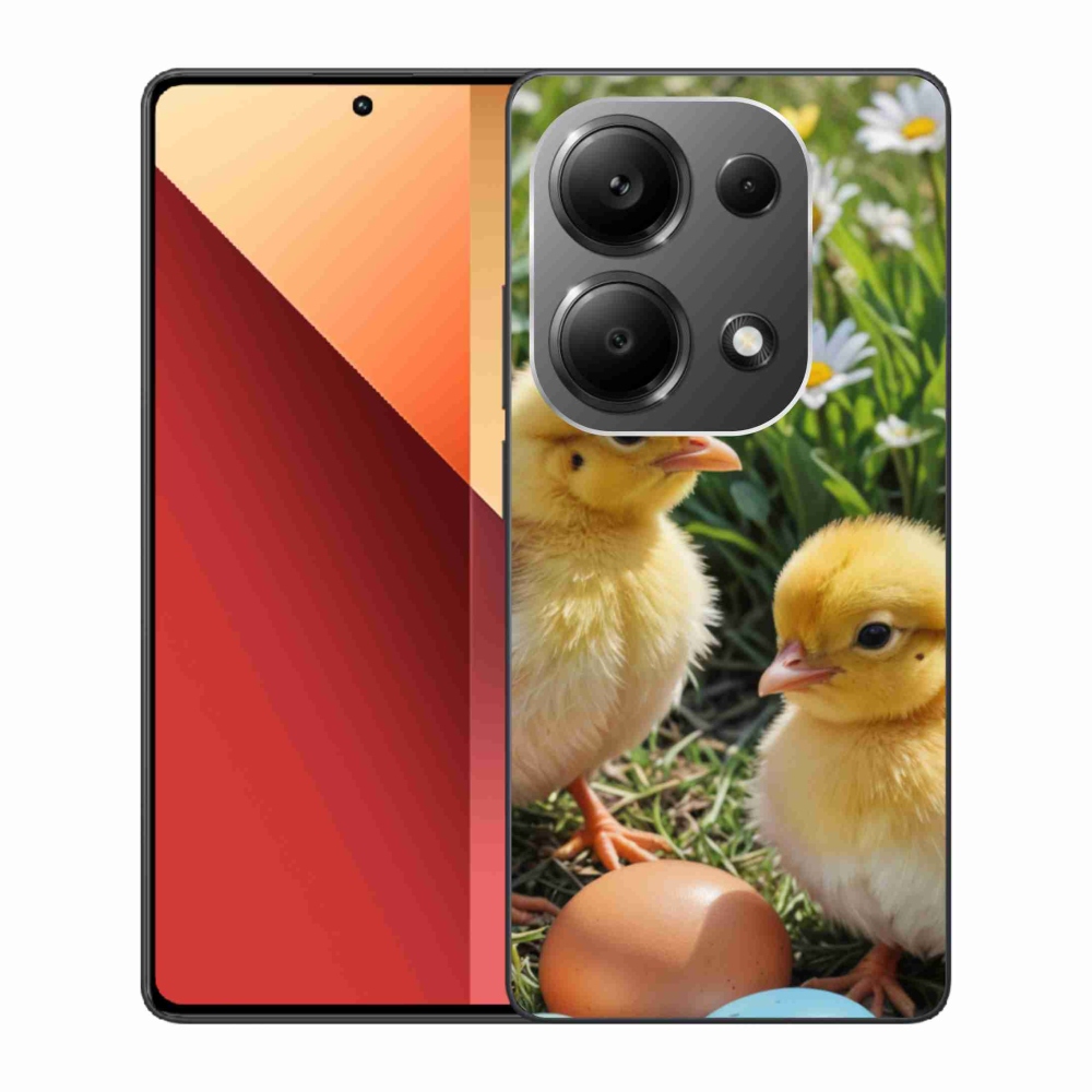 Gél borítás mmCase a Xiaomi Redmi Note 13 Pro 4G/Poco M6 Pro - csirkékhez