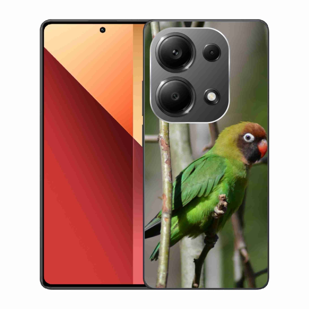 Zselés borítás mmCase a Xiaomi Redmi Note 13 Pro 4G/Poco M6 Pro - papagáj agaPronishoz