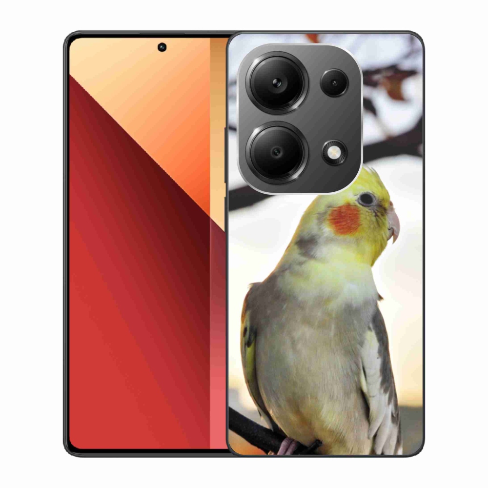 Gél borítás mmCase a Xiaomi Redmi Note 13 Pro 4G/Poco M6 Pro számára - papagáj korela