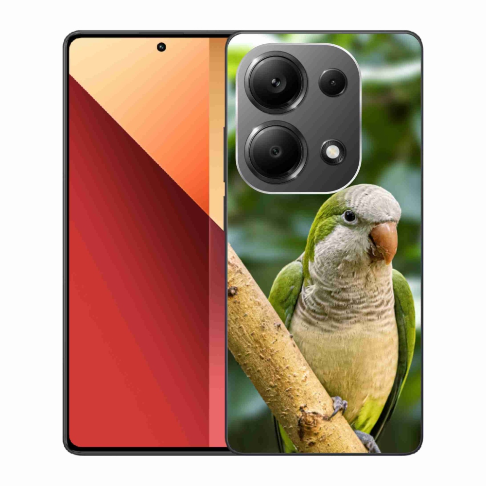 Gél borítás mmCase a Xiaomi Redmi Note 13 Pro 4G/Poco M6 Pro számára - papagáj