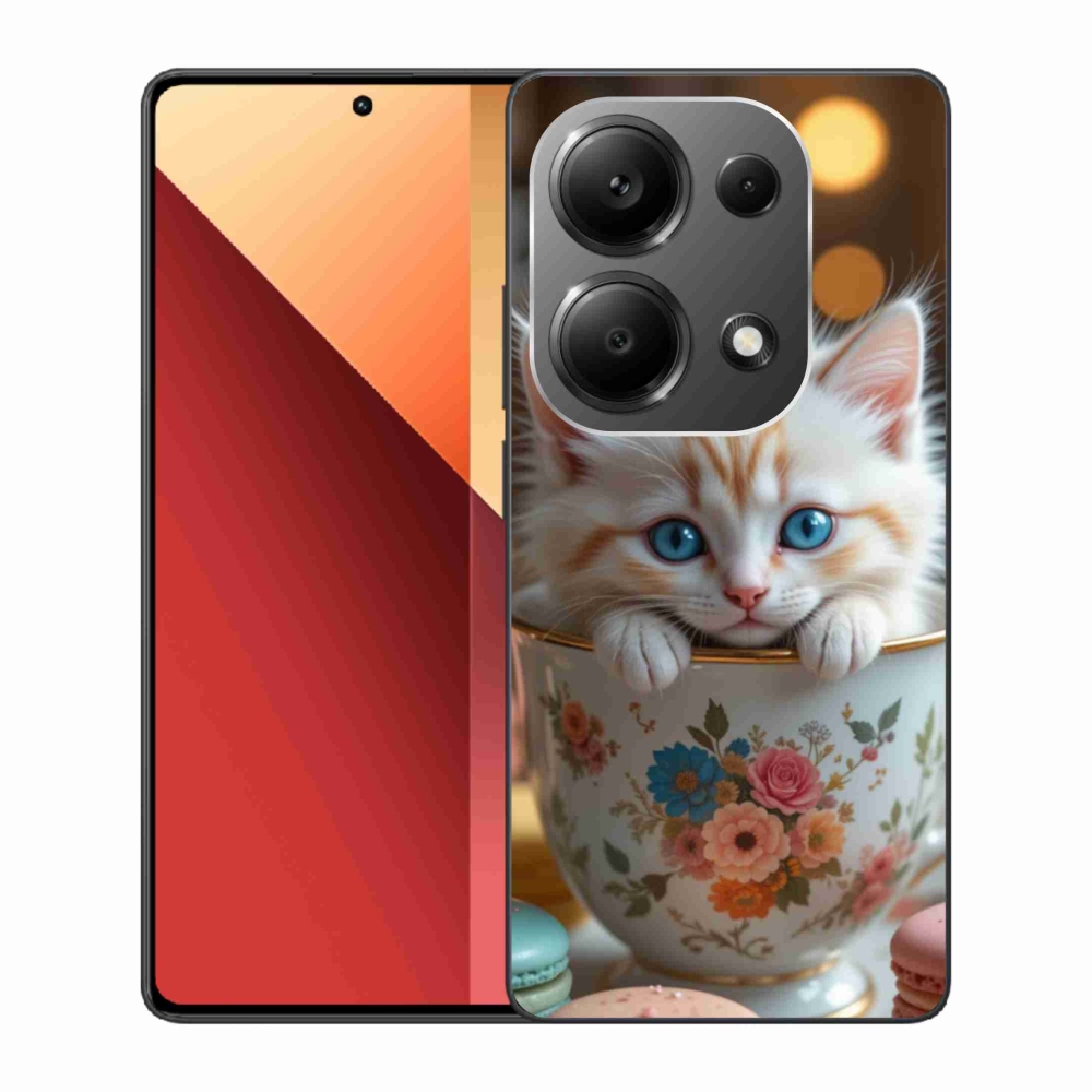 Gél borítás mmCase a Xiaomi Redmi Note 13 Pro 4G/Poco M6 Pro - aranyos cica 6