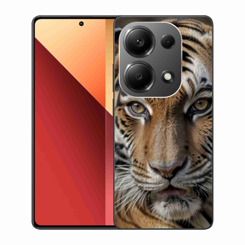 Gél borítás mmCase a Xiaomi Redmi Note 13 Pro 4G/Poco M6 Pro számára - tigris nézet