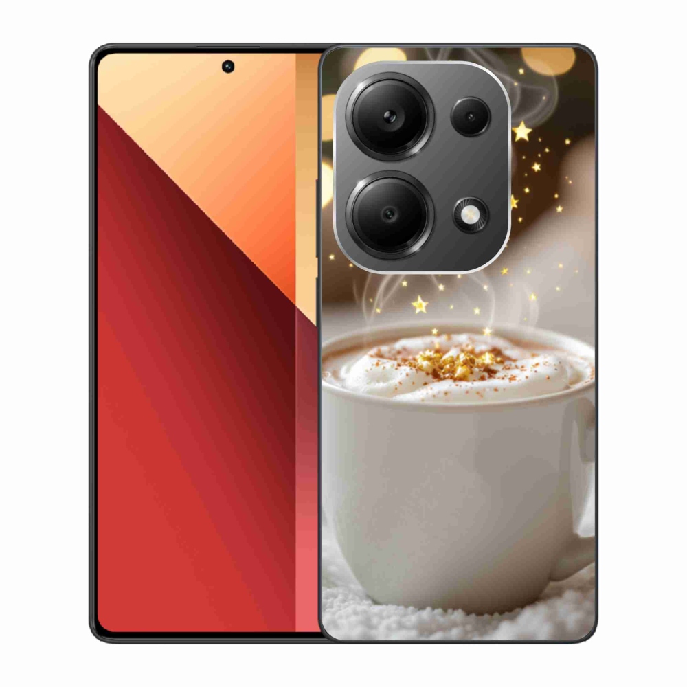 Gél borítás mmCase a Xiaomi Redmi Note 13 Pro 4G/Poco M6 Pro számára - Karácsonyi forró ital