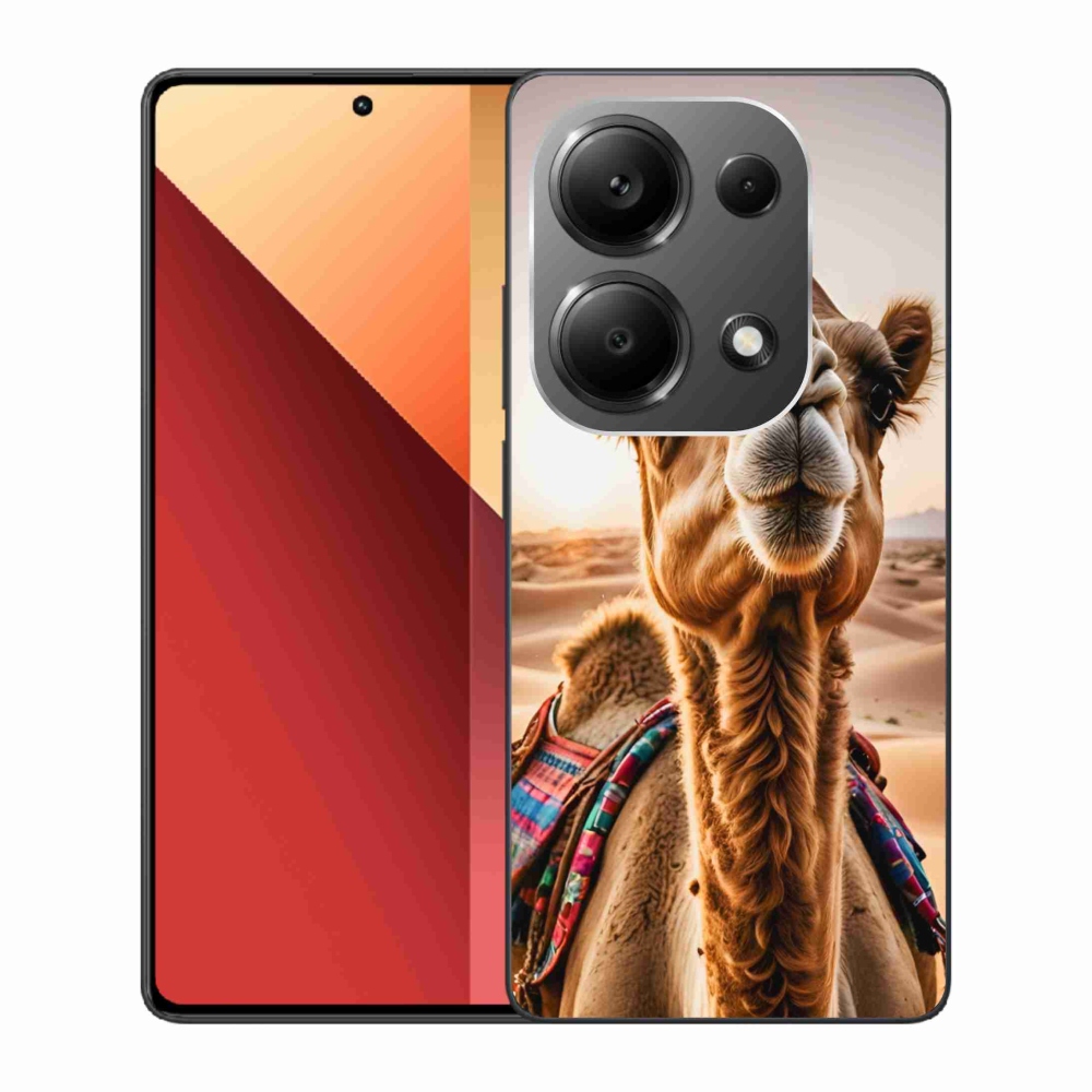 Gél borítás mmCase a Xiaomi Redmi Note 13 Pro 4G/Poco M6 Pro számára - teve színű