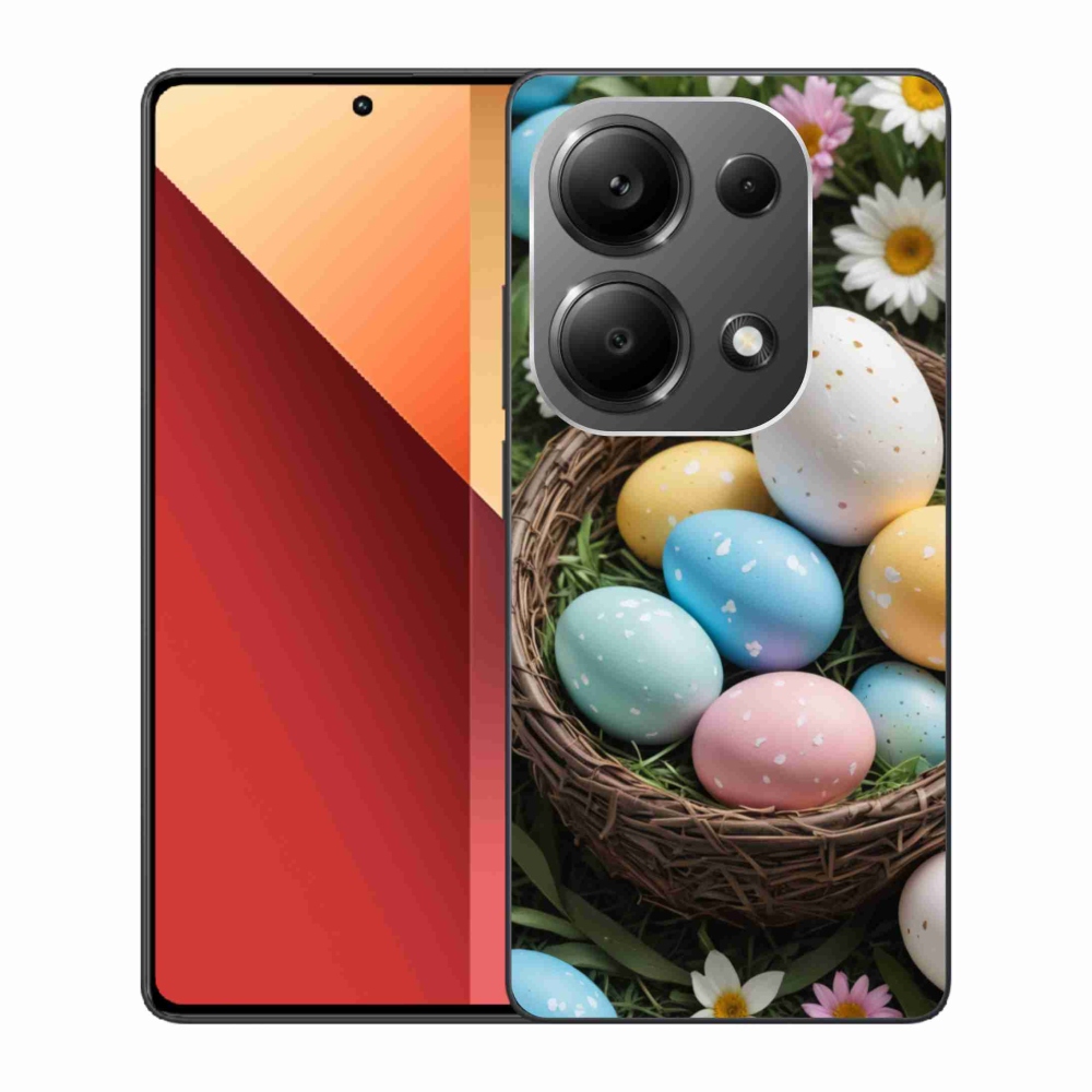Gél borítás mmCase a Xiaomi Redmi Note 13 Pro 4G/Poco M6 Pro számára - Húsvéti tojások 2