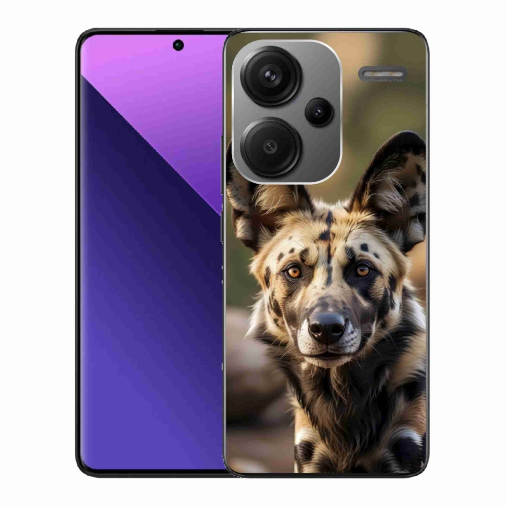 Gél borítás mmCase a Xiaomi Redmi Note 13 Pro+ 5G - afrikai vadkutya számára