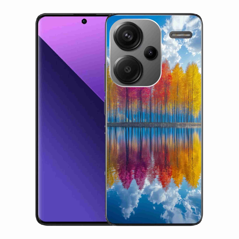 Gél borítás mmCase a Xiaomi Redmi Note 13 Pro+ 5G számára - színes fák