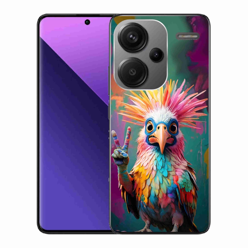 Gél borítás mmCase a Xiaomi Redmi Note 13 Pro+ 5G számára - színes lázadás