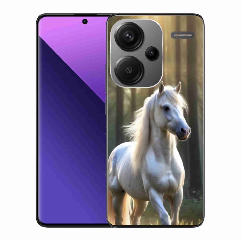 Gél borítás mmCase a Xiaomi Redmi Note 13 Pro+ 5G - fehér ló 3