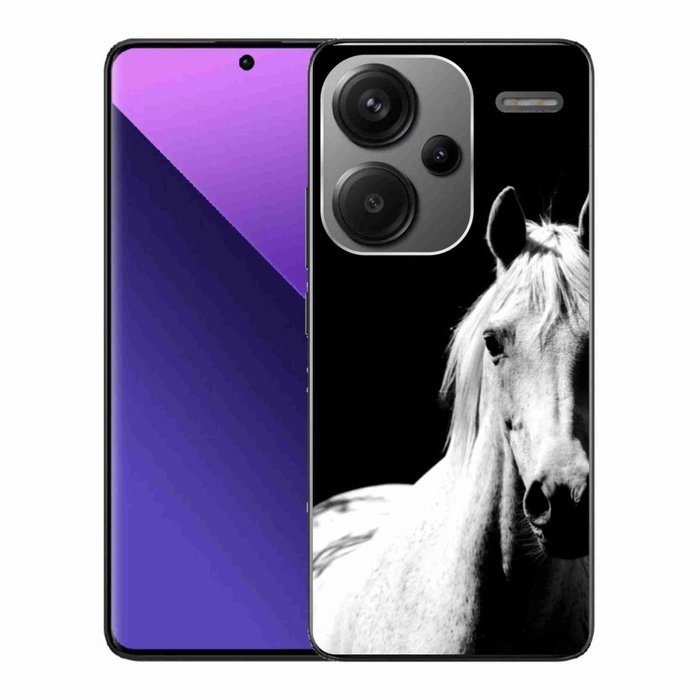 Gél borítás mmCase a Xiaomi Redmi Note 13 Pro+ 5G - fehér ló 5