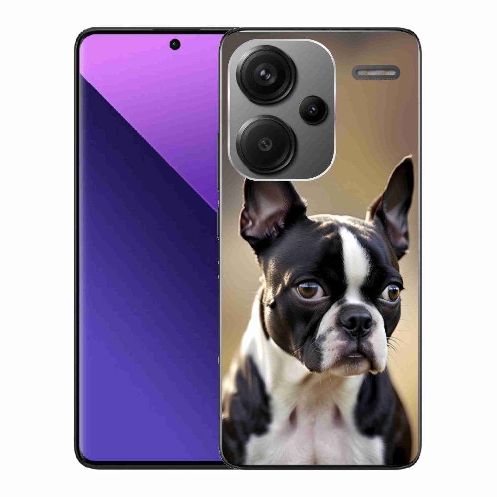 Gél borítás mmCase a Xiaomi Redmi Note 13 Pro+ 5G számára - Boston Terrier