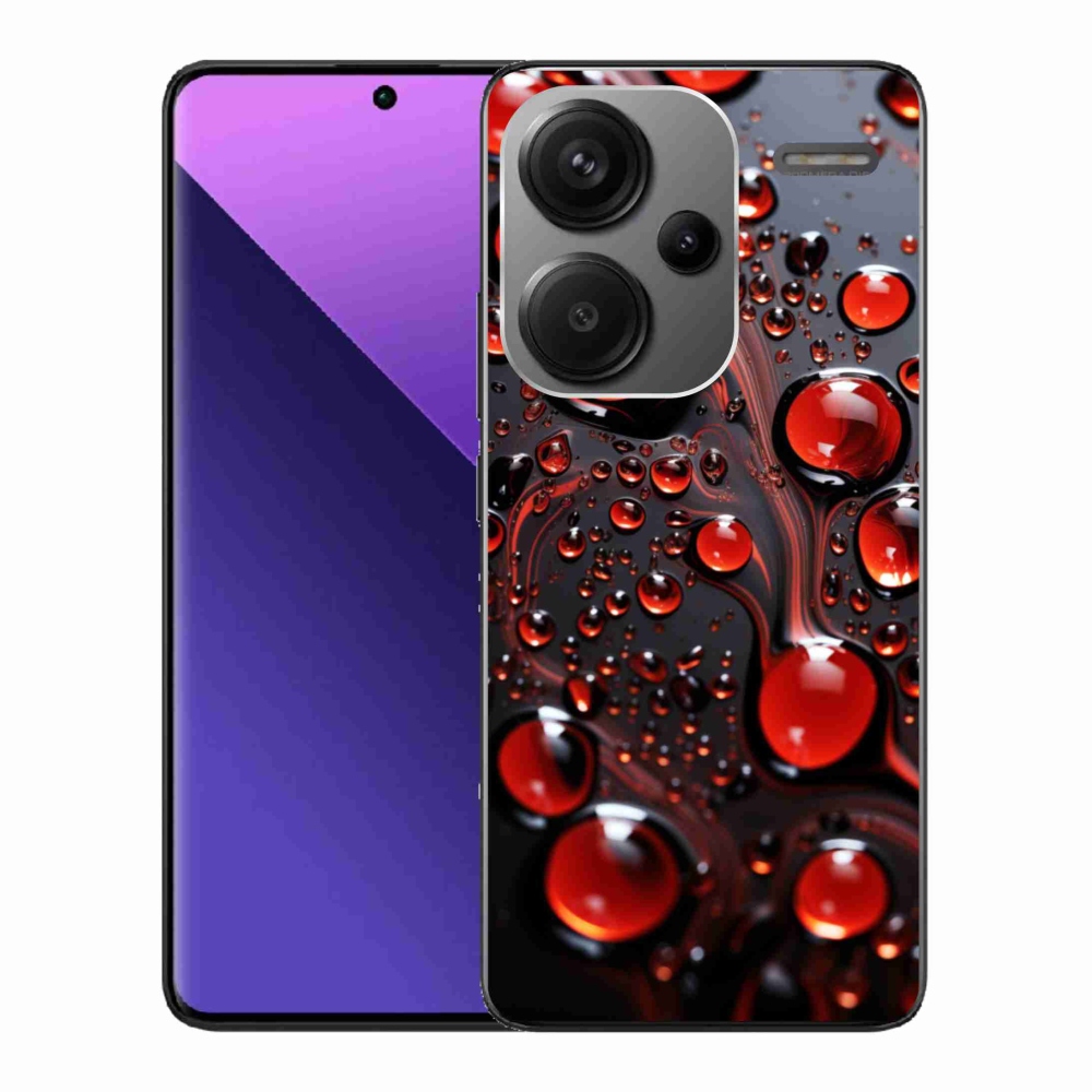 Gél borítás mmCase a Xiaomi Redmi Note 13 Pro+ 5G - piros csepp 2