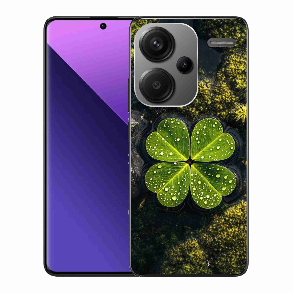 Gél borítás mmCase a Xiaomi Redmi Note 13 Pro+ 5G számára - négylevelű lóhere
