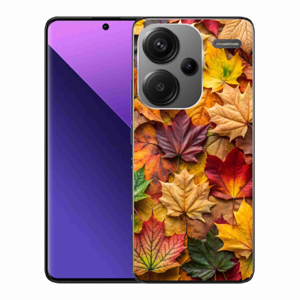 Gél borítás mmCase a Xiaomi Redmi Note 13 Pro+ 5G - juharlevelek 2