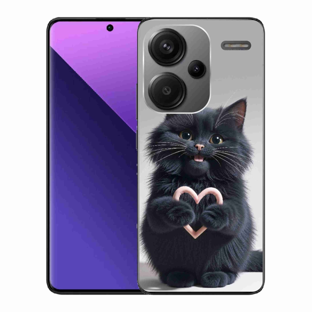 Gél borítás mmCase a Xiaomi Redmi Note 13 Pro+ 5G - macska szeretet 3