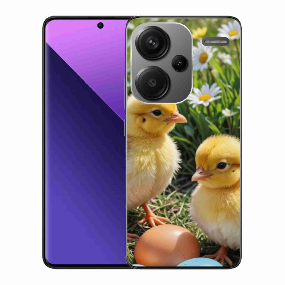 Gél borító mmCase a Xiaomi Redmi Note 13 Pro+ 5G - csirkékhez