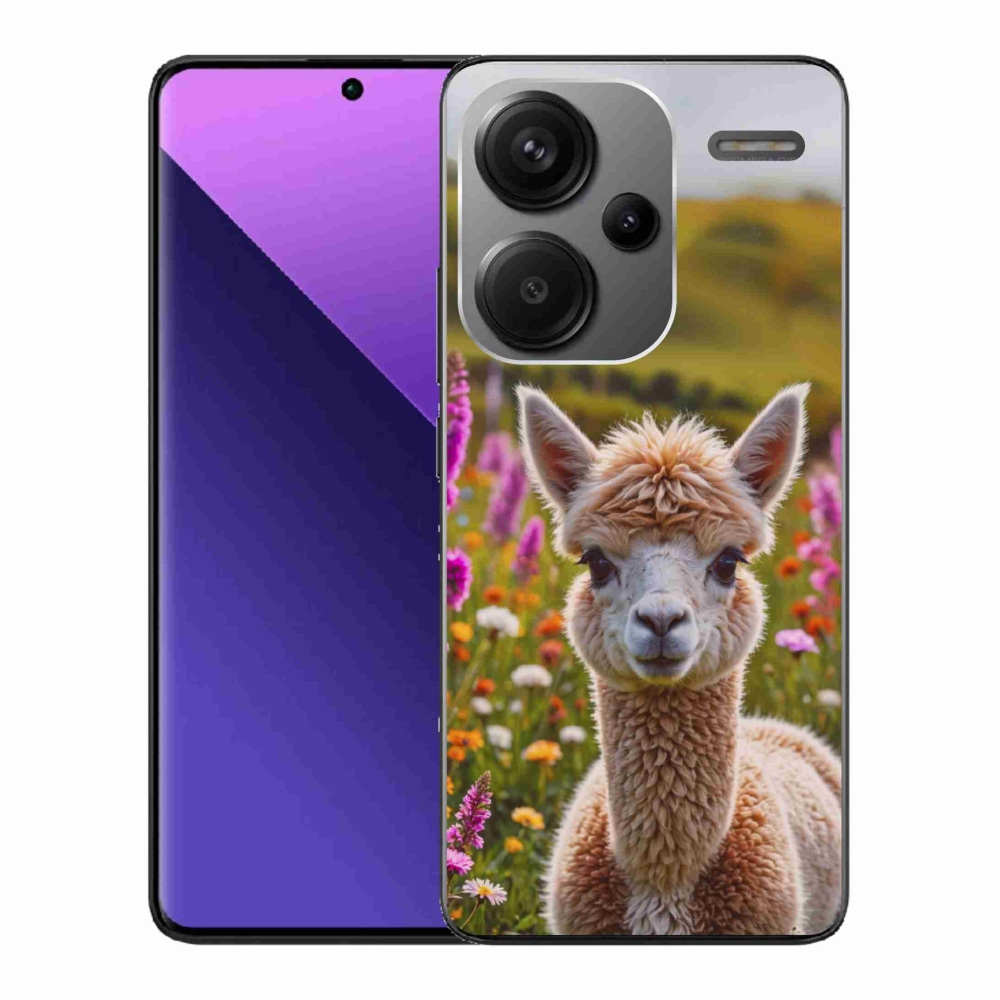 Gél borítás mmCase a Xiaomi Redmi Note 13 Pro+ 5G számára - láma a réten