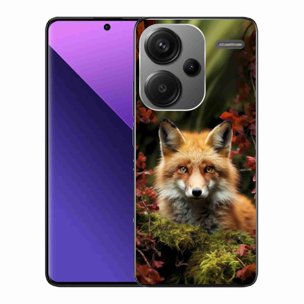 Gél borítás mmCase a Xiaomi Redmi Note 13 Pro+ 5G számára - róka az erdőben