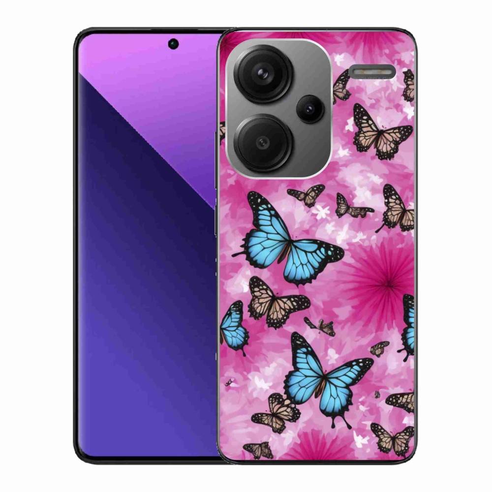 Gél borítás mmCase a Xiaomi Redmi Note 13 Pro+ 5G számára - pillangókert