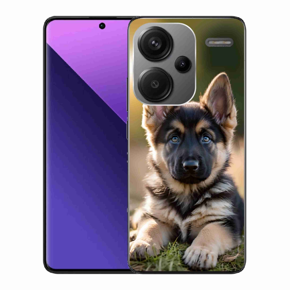Gél borítás mmCase a Xiaomi Redmi Note 13 Pro+ 5G számára - Német juhászkutya a természetben