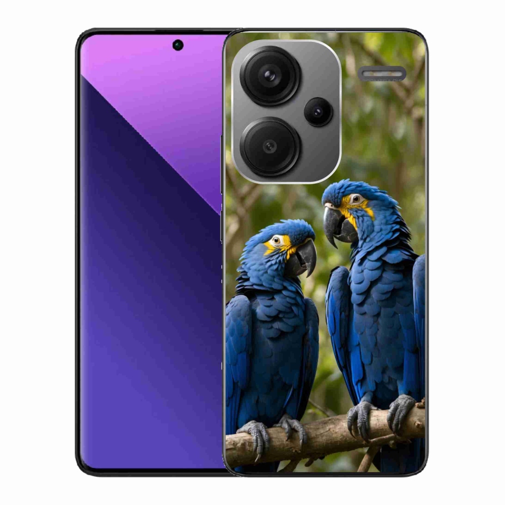 Gél borítás mmCase a Xiaomi Redmi Note 13 Pro+ 5G számára - papagáj duó