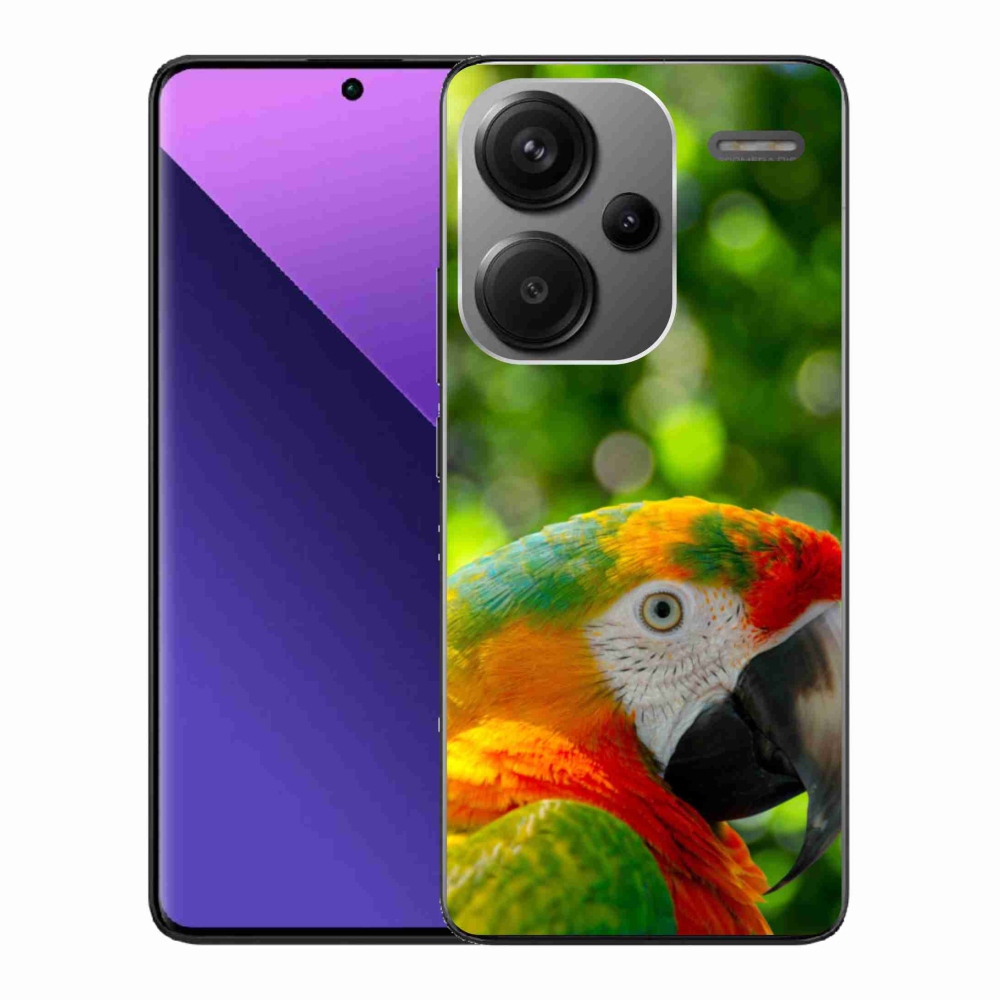 Gél borítás mmCase a Xiaomi Redmi Note 13 Pro+ 5G számára - papagáj ara 3